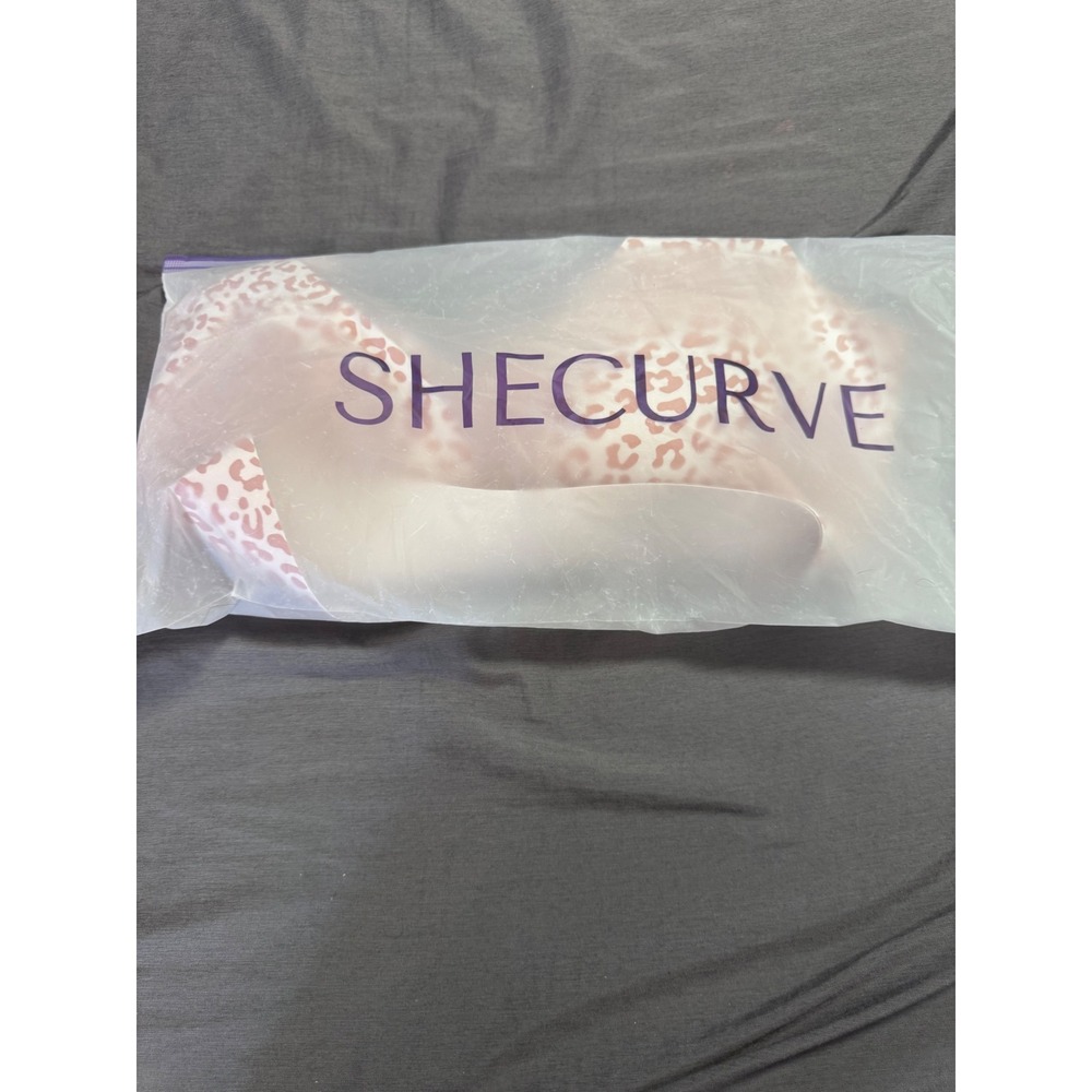 Shecurve Light Leopard Print Wireless Bra XL Pink Animal Print Bra210